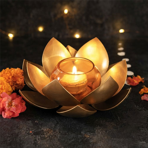 lotus t light holder