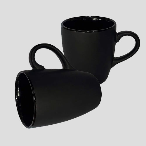 Black Ceramic Coffee Mug