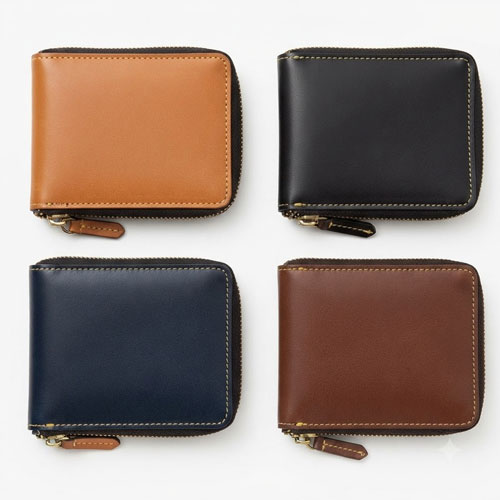 Wallet with zip